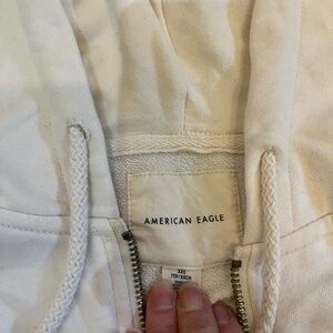 American Eagle Outfitters Cream Jacket